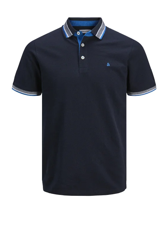 Jack & Jones Paulos Polo Shirt, Navy & Blue