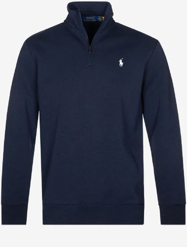 Double Knit Quarter Zip Navy