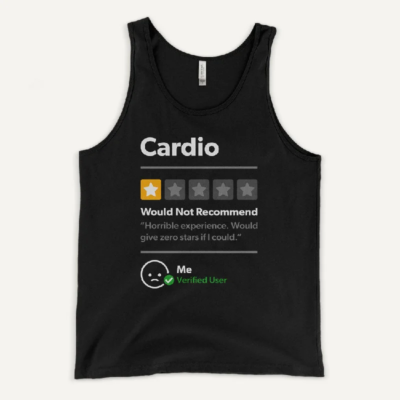 Cardio 1 Star Would Not Recommend Men's Tank Top