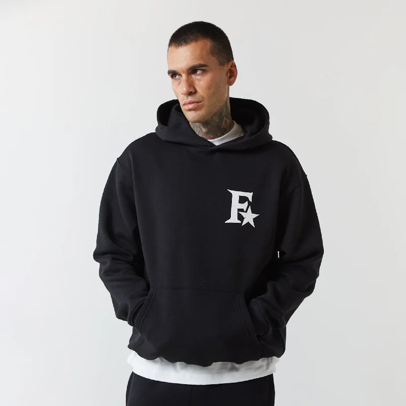 Star Icon Hoodie | Black