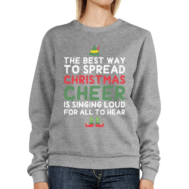 Best Way To Spread Christmas Cheer Sweatshirt Cute Fleece Sweater