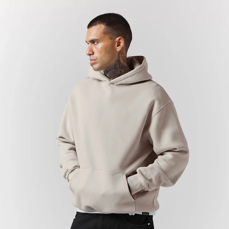 Box Fit Hoodie | Sandstone