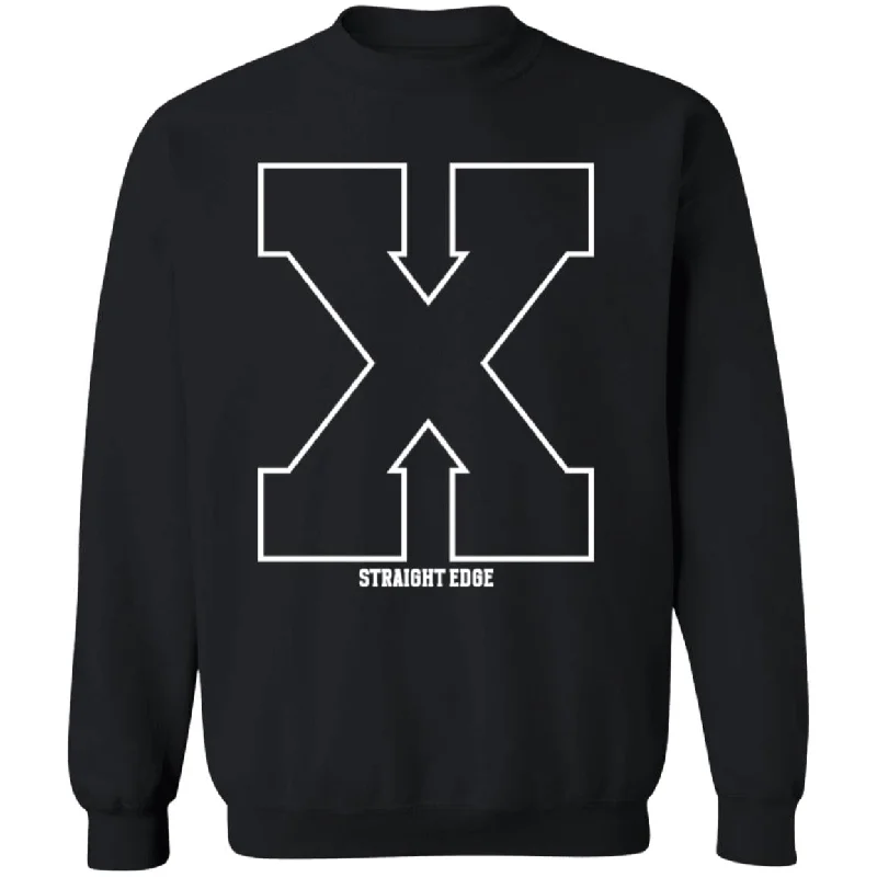 Straight Edge Big X Crewneck