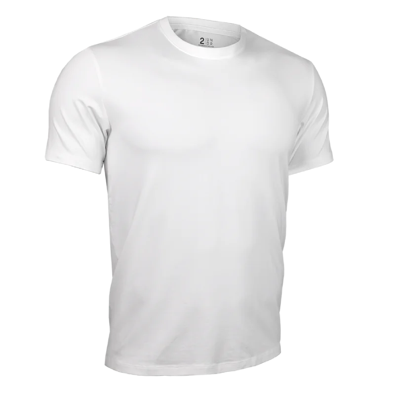 2UNDR Luxury Crew Tee - WHITE