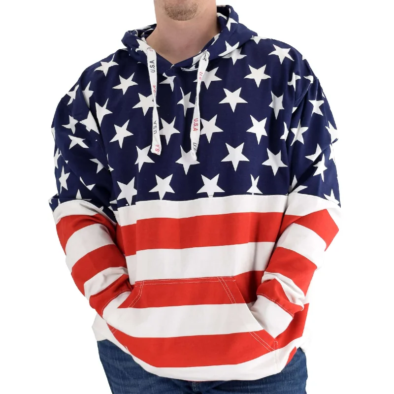 Men's Patriotic Stars Hoodie