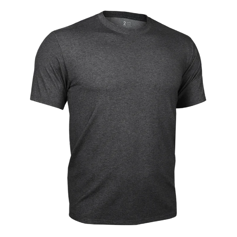 2UNDR Luxury Crew Tee - CHARCOAL