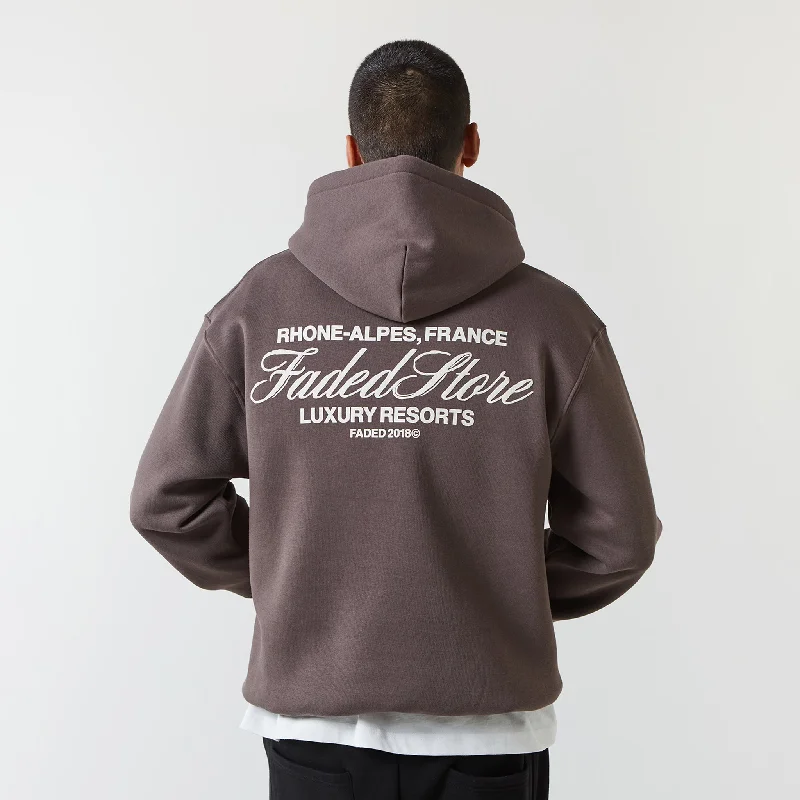 Alpes Hoodie | Coffee