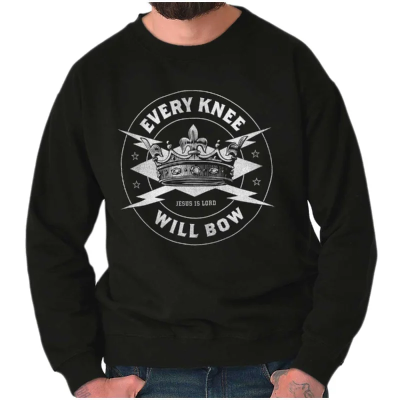 Every Knee Will Bow Crewneck Sweatshirt