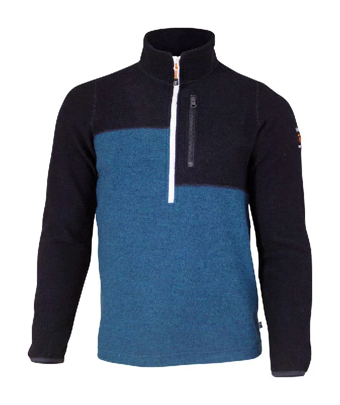 ZIGGY HALF ZIP — ELECTRIC BLUE