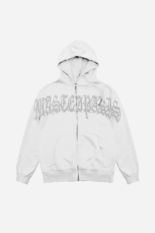 Hoodie Zip Statement Crown