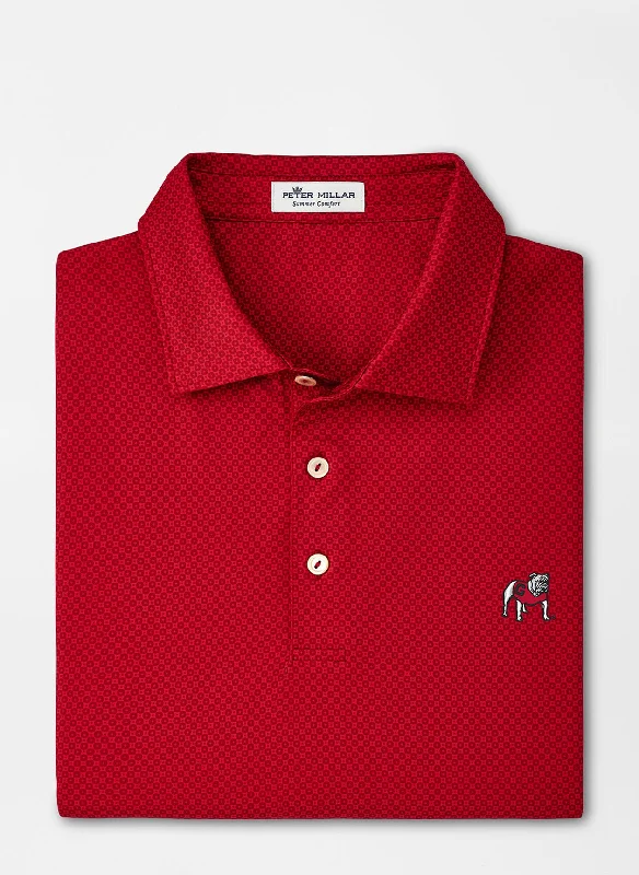 Peter Millar UGA Standing Bulldogs Dolly Performance Jersey Polo - 2 COLORS