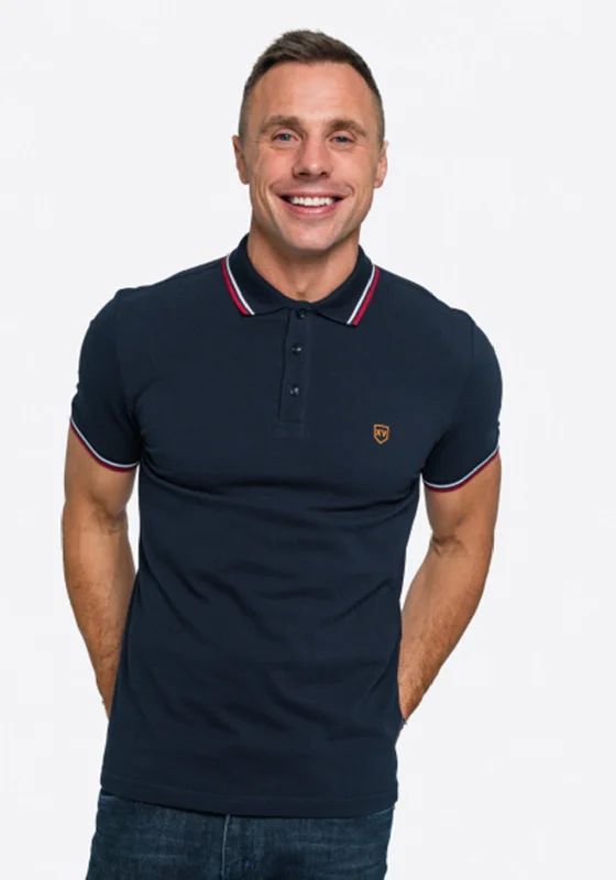 XV Kings by Tommy Bowe Ashbortan Polo Shirt, Navy