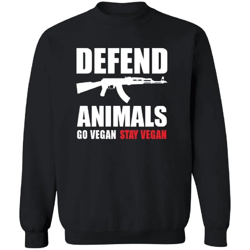 Defend Animals - go vegan stay vegan Crewnek