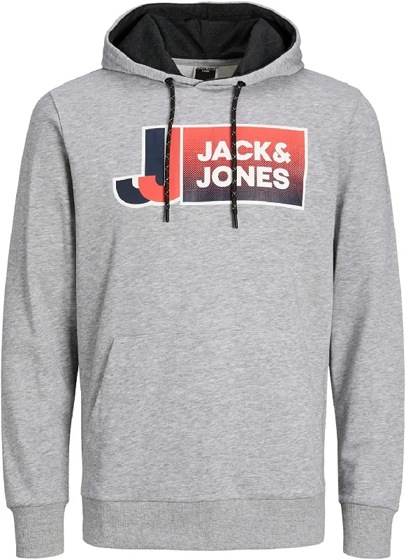 Jack & Jones Men's Plus Size JCOLOGAN Sweat Hoodie in 2 Colours 1XL to 6XL