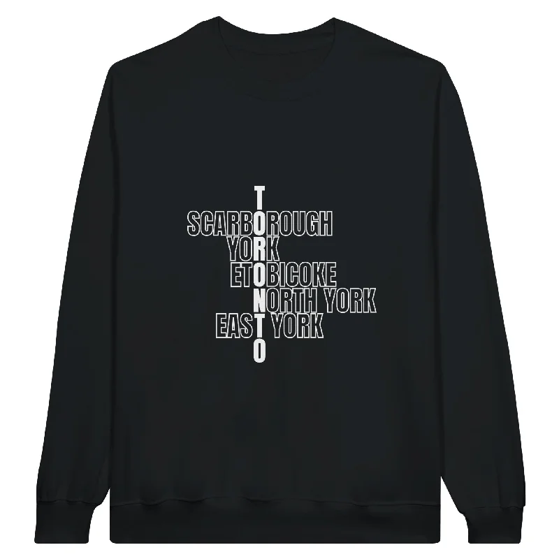 "Toronto 6 Boroughs" Classic Unisex Crewneck Sweatshirt