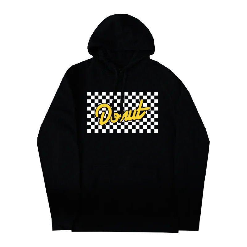 Flagged Hoodie - Black