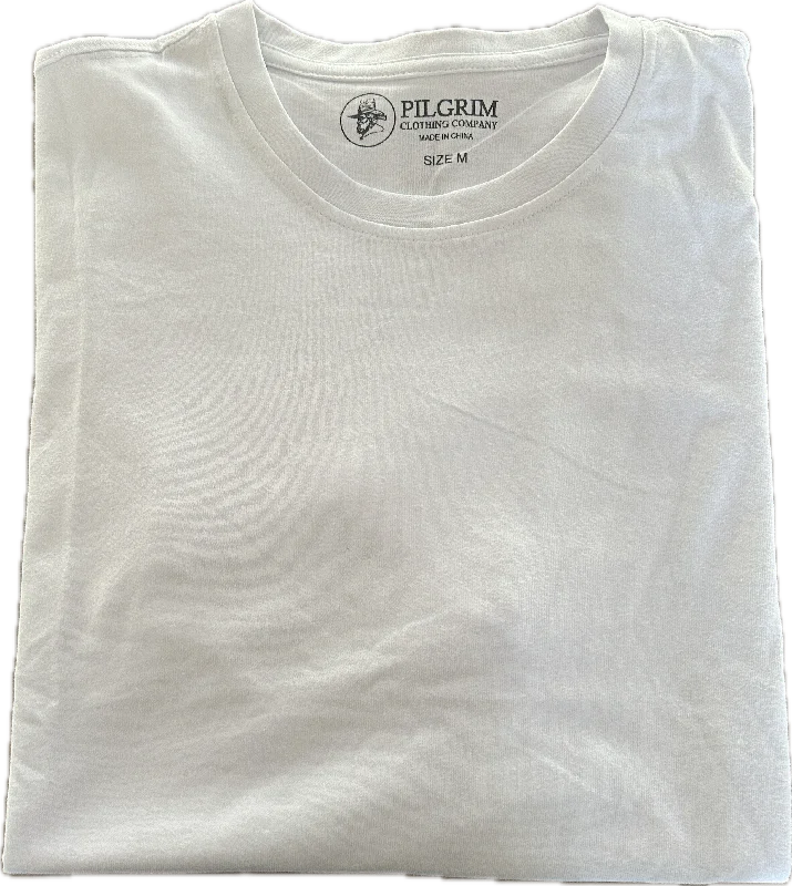 Crew Neck Tee Shirt - White