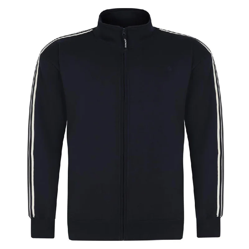 Espionage LW150 Zip Through Sweatshirt Jacket in Black 2XL-8XL