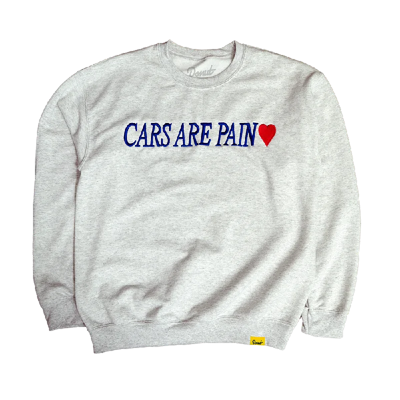 Cars Are Pain Crewneck Sweatshirt