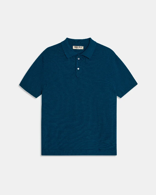 Cotton knit Polo Shirt