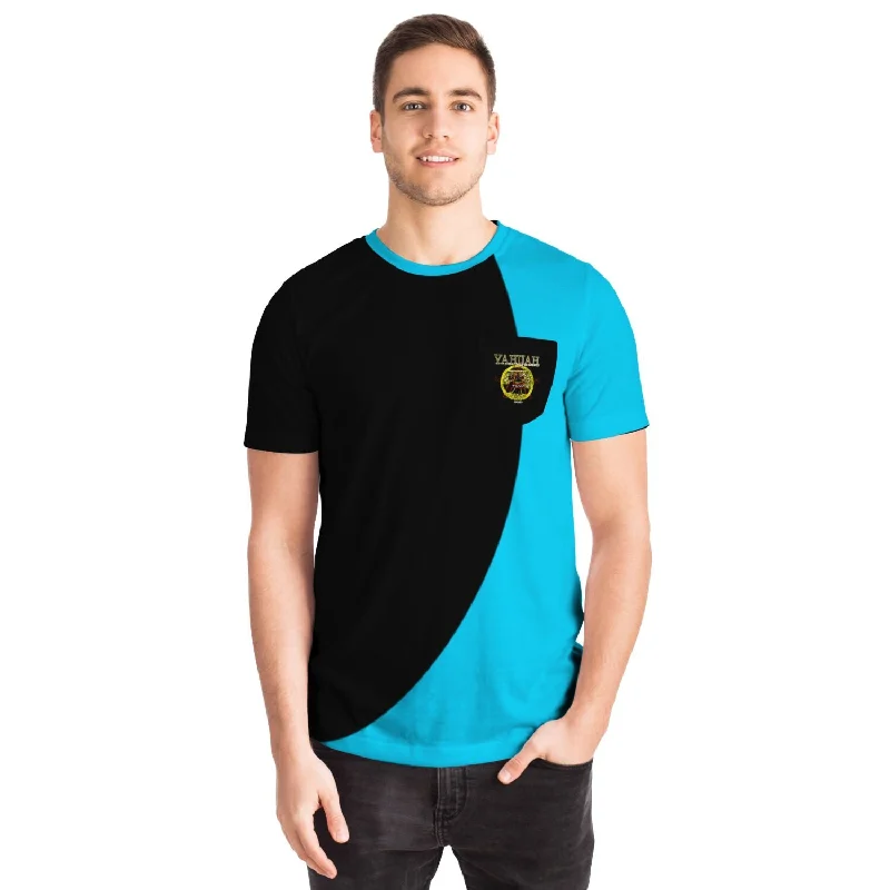 A-Team 01 Blue Designer Unisex Pocket T-shirt