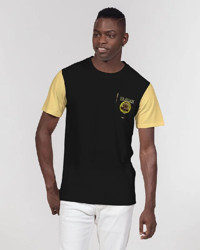 A-Team 01 Gold Men's Designer Pocket T-shirt