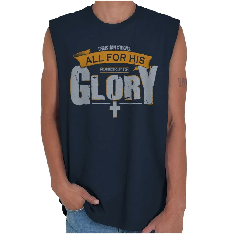 All for His Glory Sleeveless T-Shirt