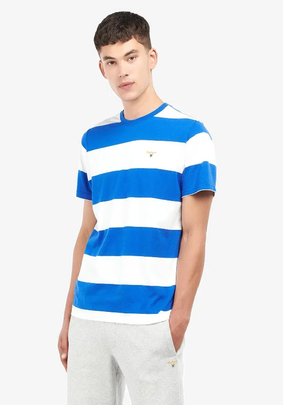 Barbour Cornell Stripe T-Shirt, Bright Blue