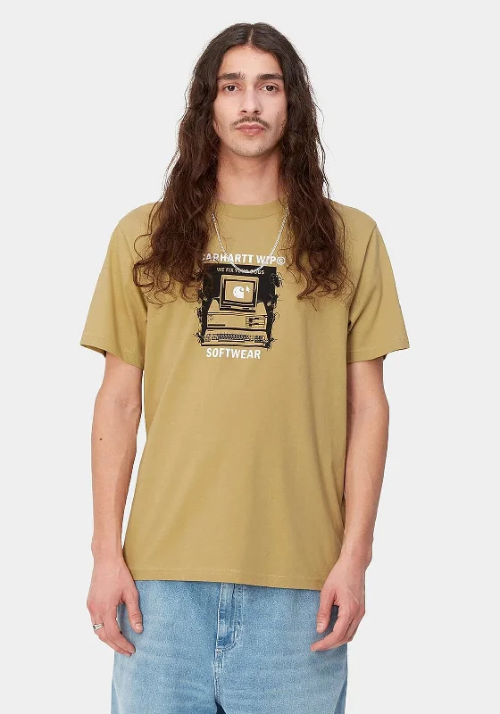 Carhartt WIP Fixed Bugs Graphic T-Shirt, Agate