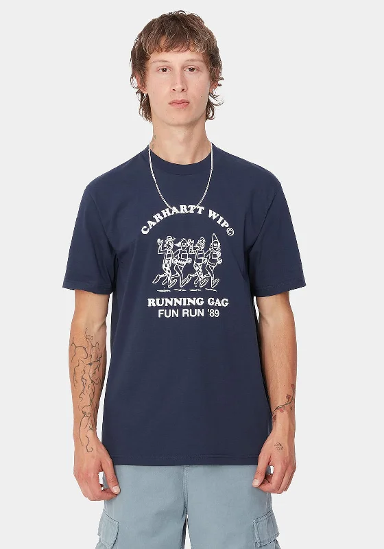 Carhartt WIP Fun Run Graphic T-Shirt, Air Force Blue