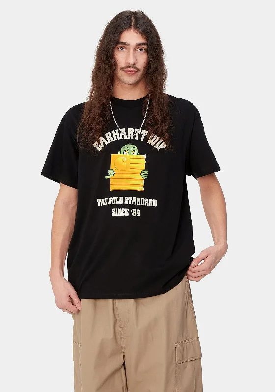 Carhartt WIP Gold Standard Graphic T-Shirt, Black