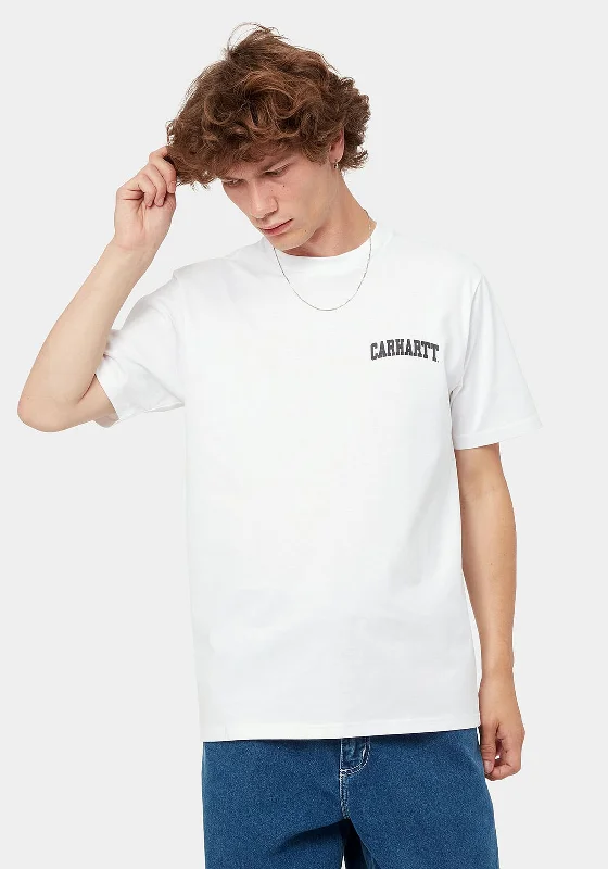 Carhartt WIP University Script T-Shirt, White