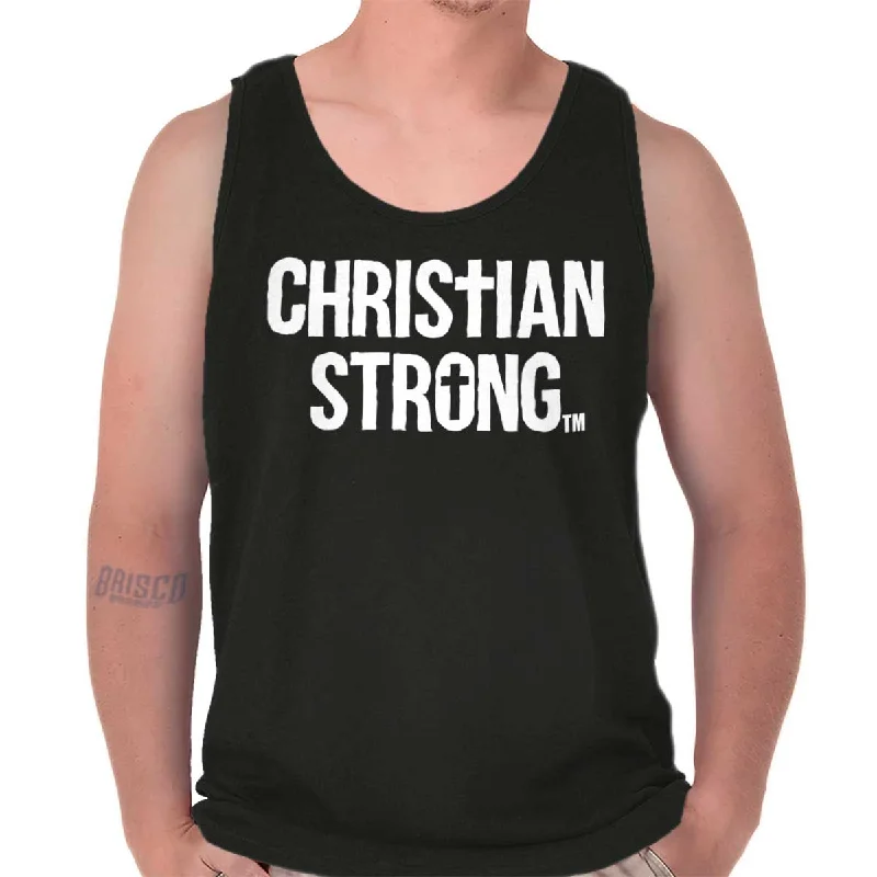 Christian Strong Logo Tank Top