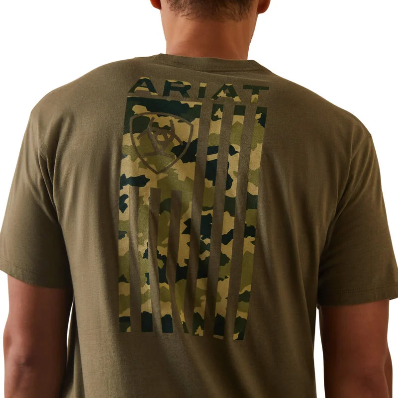 Ariat Tonal Camo Flag T-Shirt