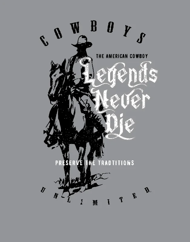 Moss Brothers Men's Shirt - Cowboys Unlimited - Legends