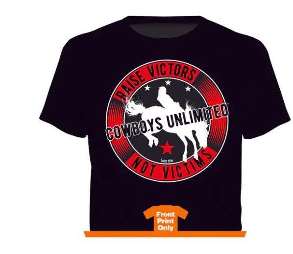 "Victors" Cowboys Unlimited Adult T-Shirt