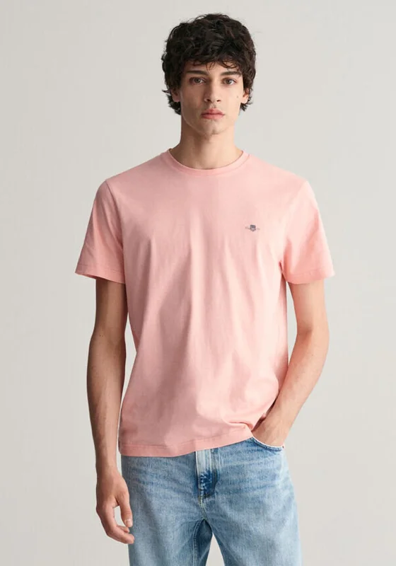 Gant Shield T-Shirt, Bubblegum Pink