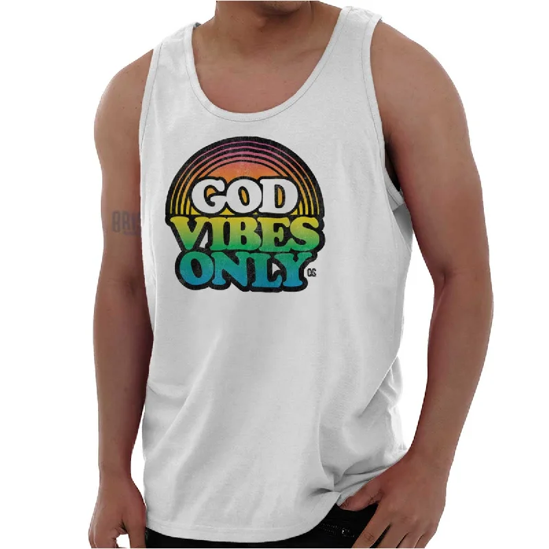 God Vibes Only Retro Tank Top