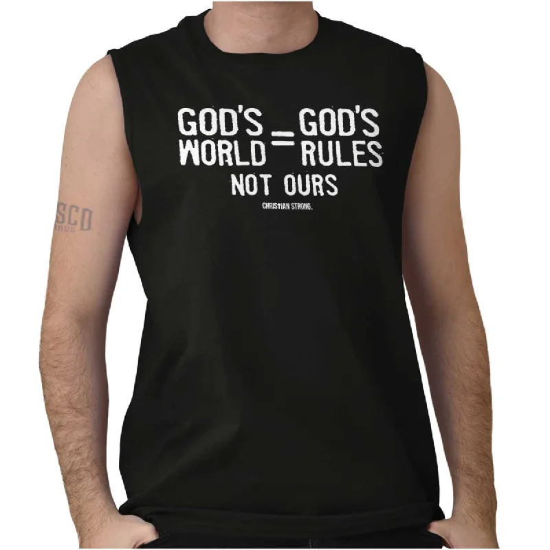 God's World Sleeveless T-Shirt