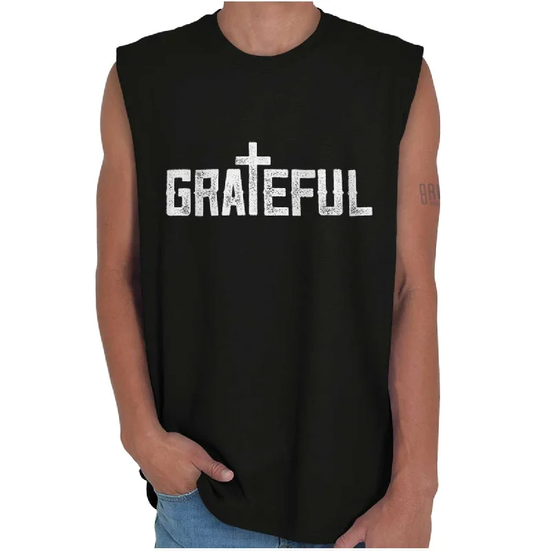 Grateful Sleeveless T-Shirt