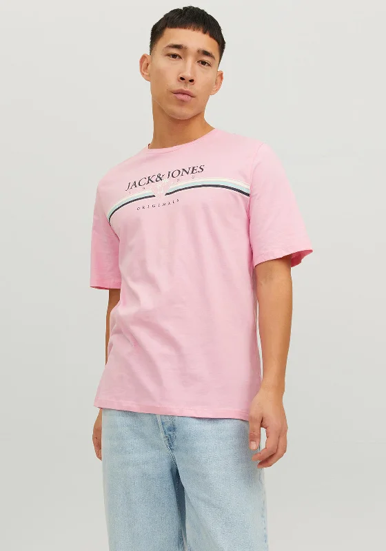 Jack & Jones Cody Summer T-Shirt, Prism Pink