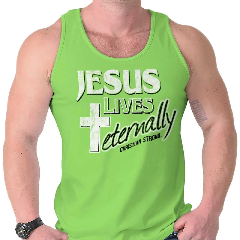 Jesus Lives Eternally Tank Top