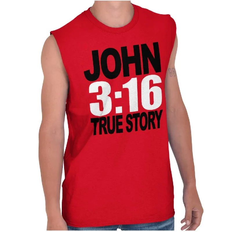 John 3:16 Sleeveless T-Shirt