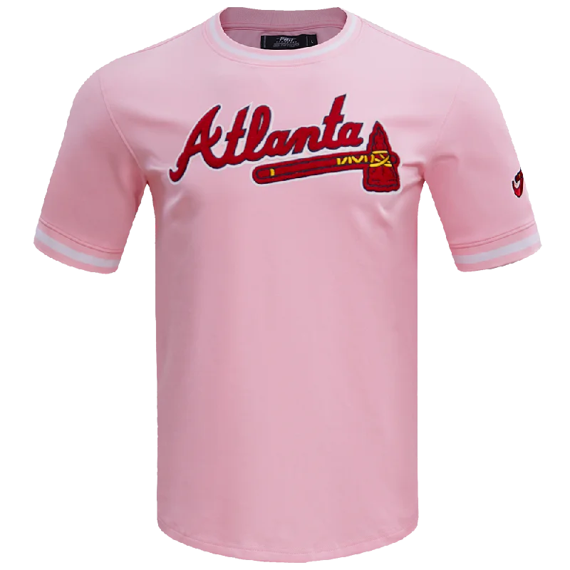 MLB ATLANTA BRAVES CLASSIC CHENILLE MEN'S TOP (PINK)