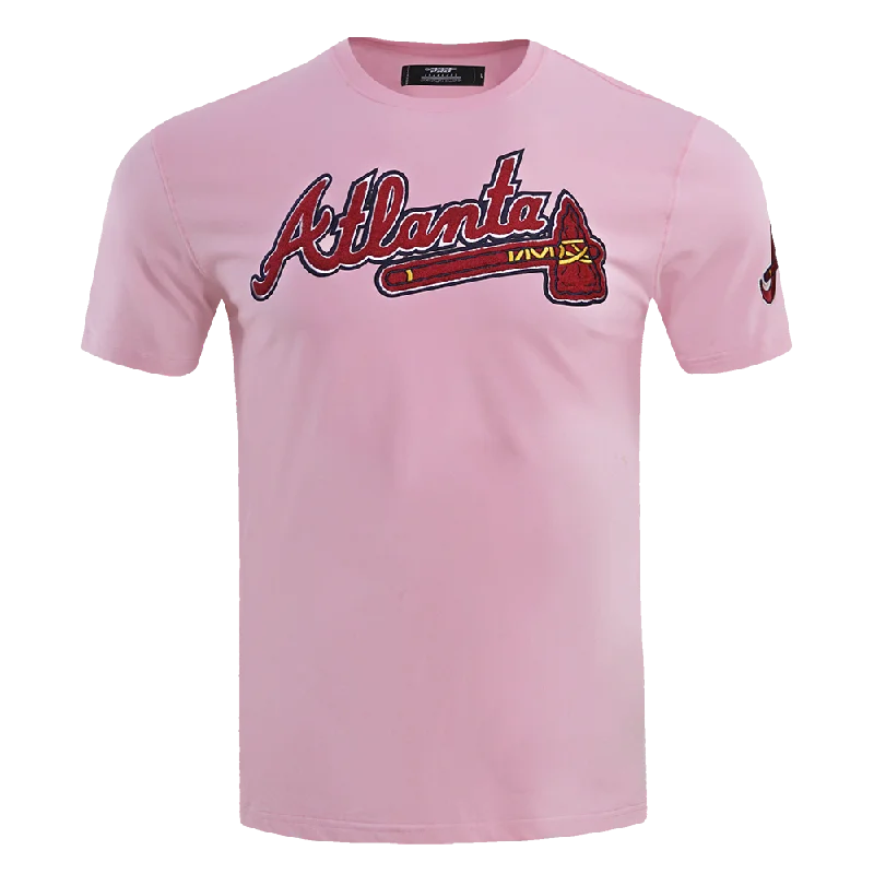 MLB ATLANTA BRAVES LOGO PRO TEAM MEN'S TOP (PINK)