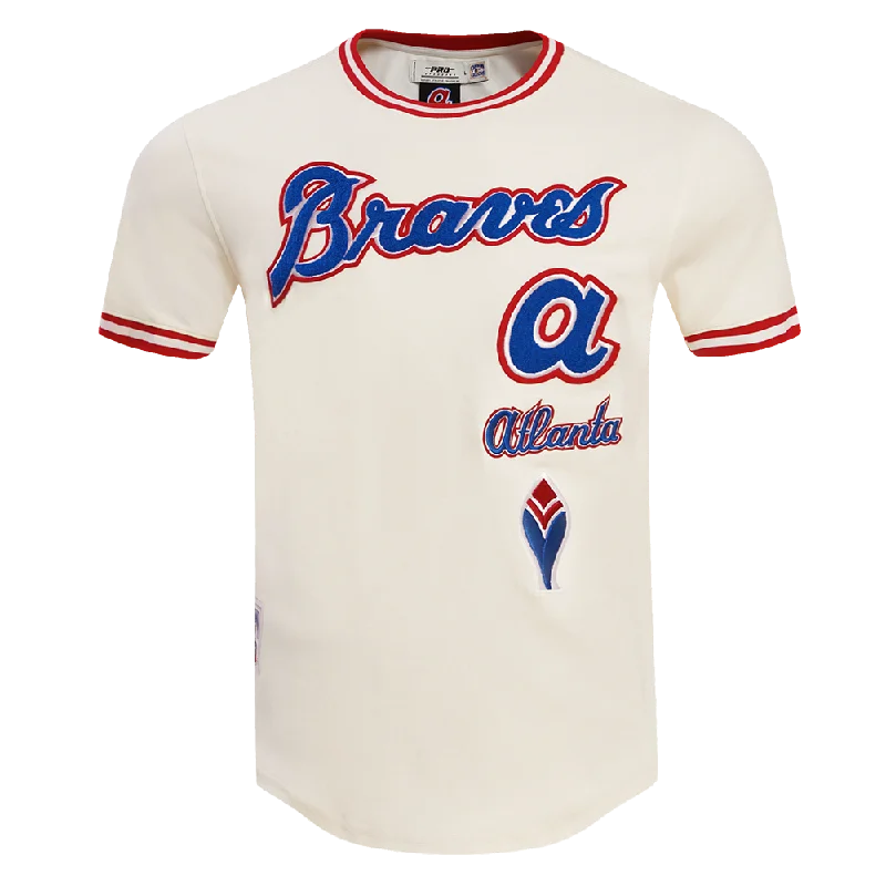 MLB ATLANTA BRAVES RETRO CLASSIC MEN'S TOP (EGGSHELL/ RED)