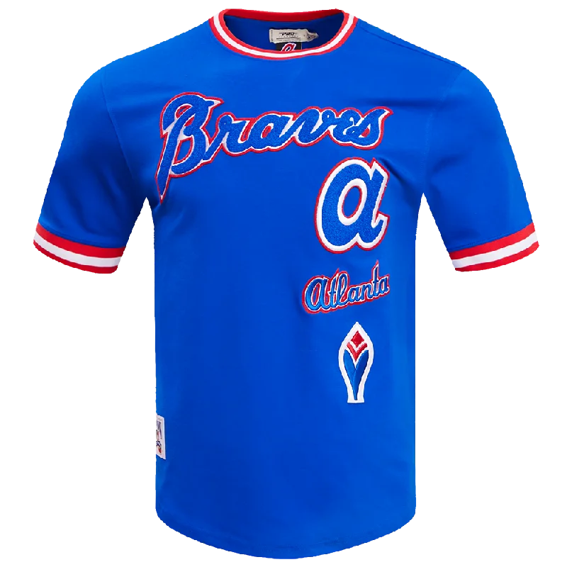 MLB ATLANTA BRAVES RETRO CLASSIC MEN'S TOP (ROYAL BLUE/RED)