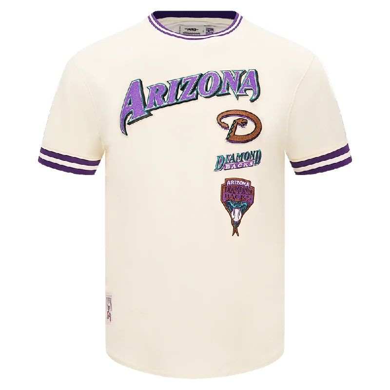 MLB ARIZONA DIAMONDBACKS RETRO CLASSIC MEN'S TOP (EGGSHELL/ PURPLE)