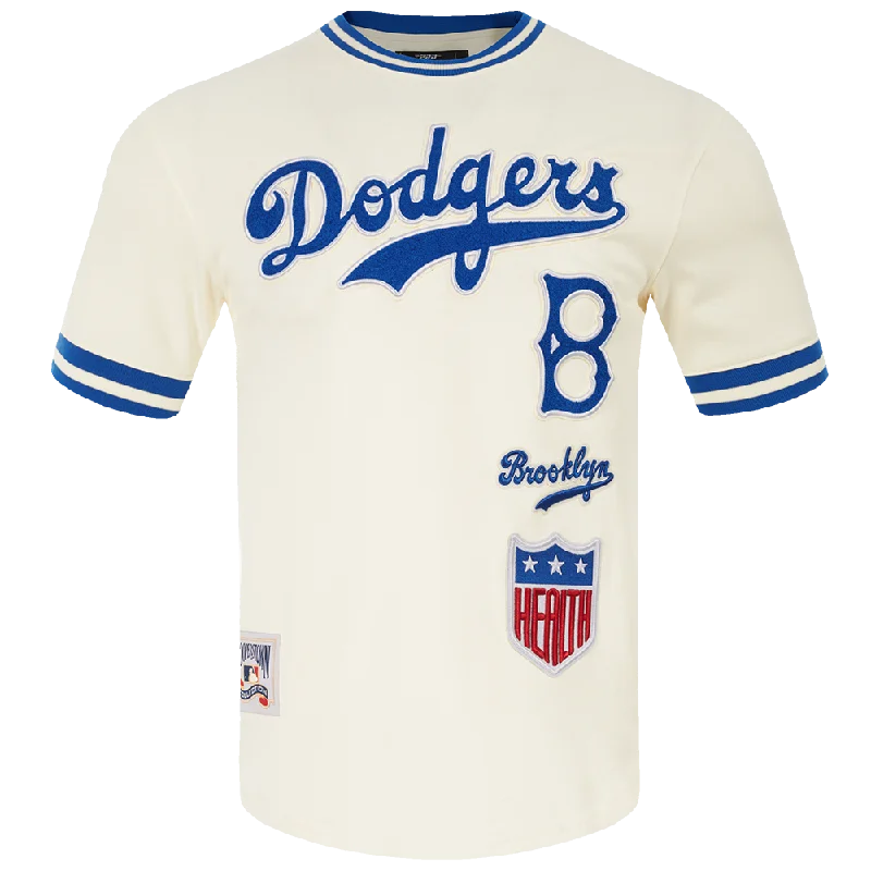 MLB BROOKLYN DODGERS RETRO CLASSIC MEN'S DK TOP (EGGSHELL/ ROYAL BLUE)