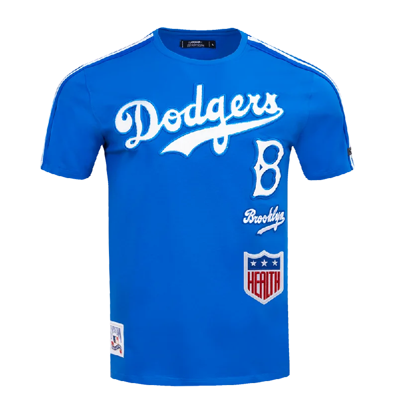 MLB BROOKLYN DODGERS RETRO CLASSIC MEN'S STRIPED TOP (ROYAL BLUE)